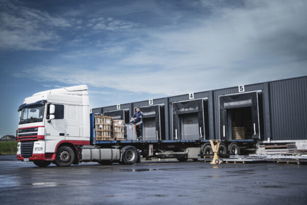 camion en chargement glog